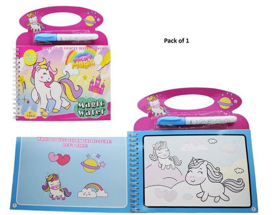 Cartoon Theme Reusable Magic Doodle Pen Water Painting Book