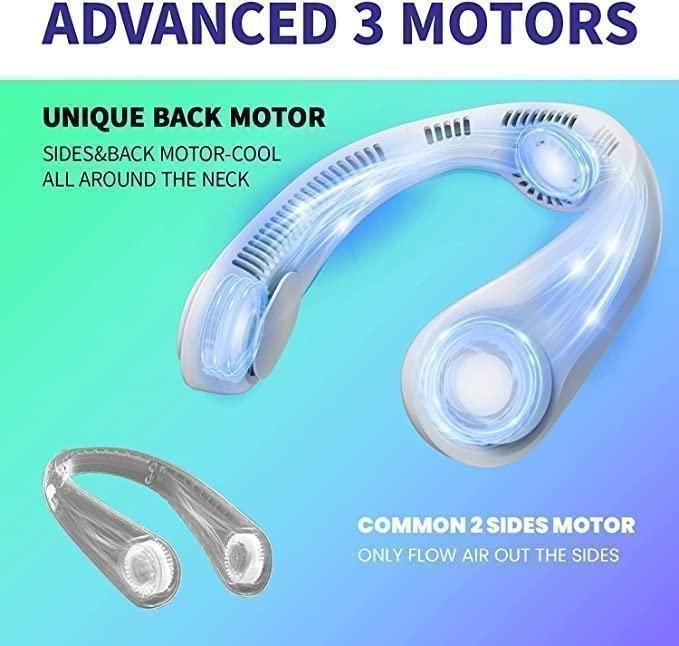 AirHalo USB Neck Fan with 360° Flow