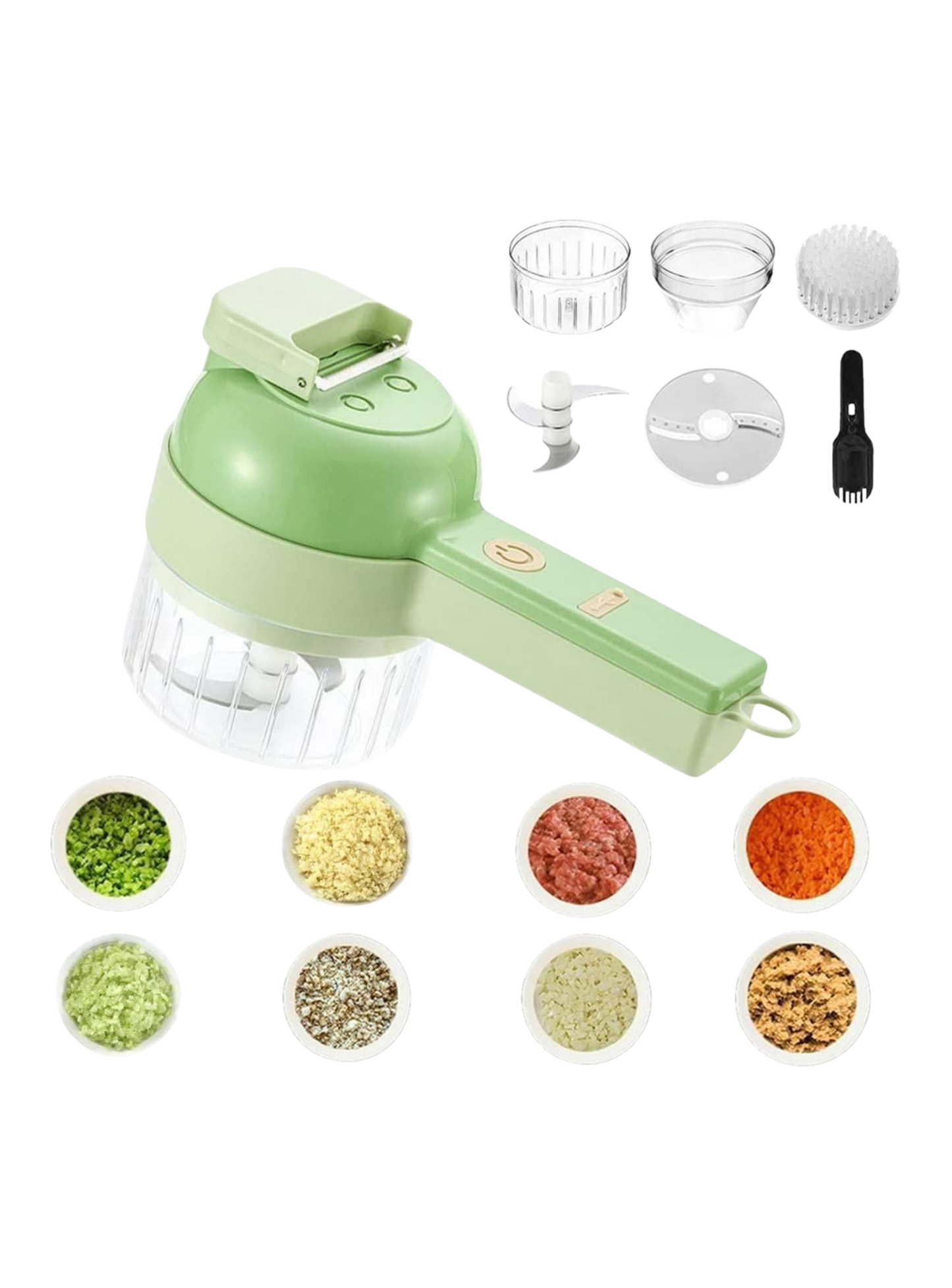 4 in 1 Portable Electric Vegetable Cutter Set